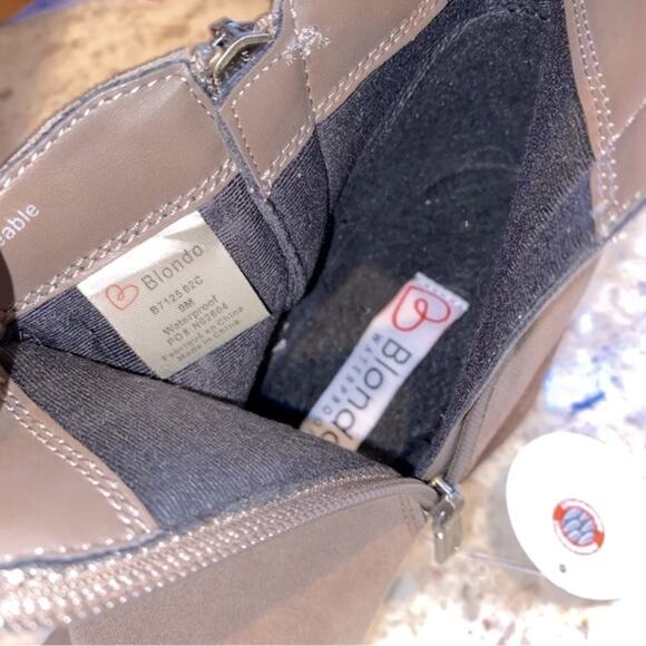 NWT $129 BLONDO Samara Waterproof Suede Boot Bootie Womens 9 No Box - Picture 8 of 12